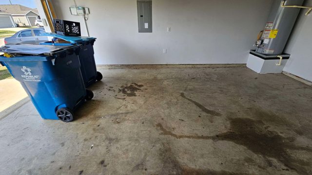 Garage after junk removal